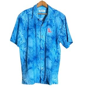 Tommy Bahama The Bahama Coast Ole Miss Rebels Hawaiian shirt Size Medium